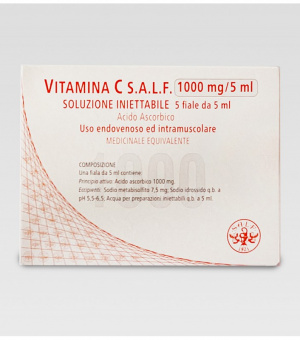 Vitamina C 1000 mg 5ml Вітамін С для крапельниць