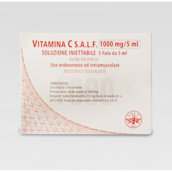 Vitamina C 1000 mg 5ml Вітамін С для крапельниць