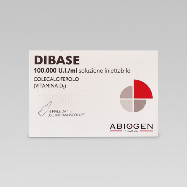 Рідкий вітамін Д3 в ін'єкції / краплях Dibase (Дібас) 100 000 / 10 000 Італія