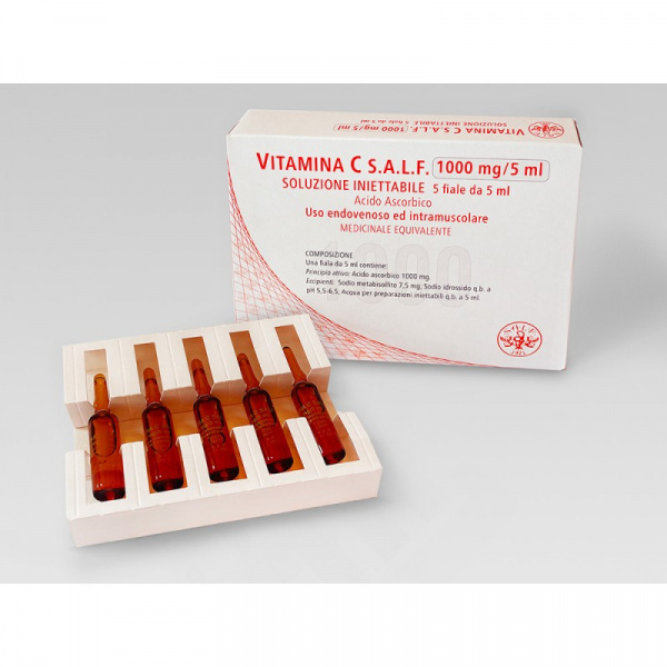 Vitamina C 1000 mg 5ml Вітамін С для крапельниць - Зображення 2