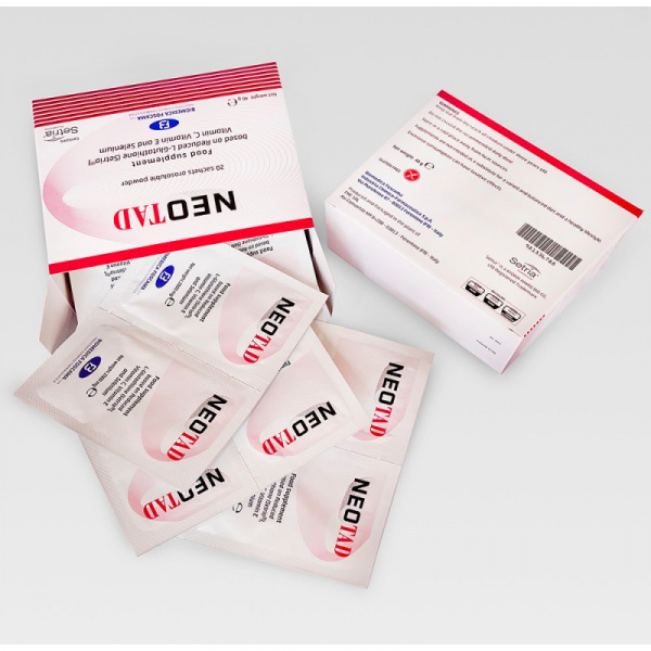 Глутатіон НеоТад з вітаміном C (NeoTad Glutathione) порошок, 20 саше по 2 г - Зображення 2