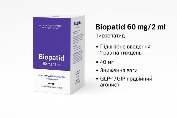 Biopatid / Біопатид / Биопатид 60 мг/2 мл - Зображення 4