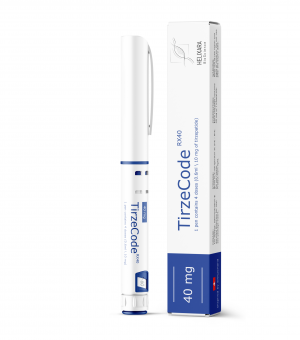 Helixara Tirzepatide Research — 40 мг — TirzeCode rx40