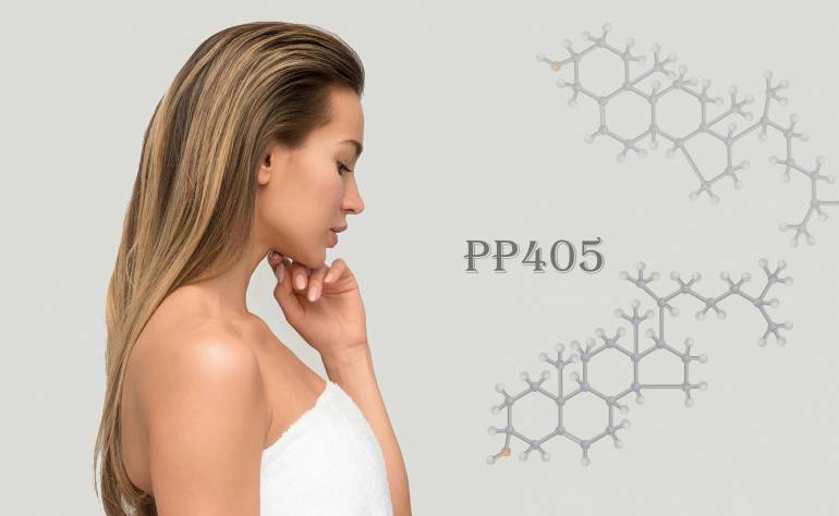 Как действует молекула PP405 на рост волос в первые 30, 60 и 90 дней использования