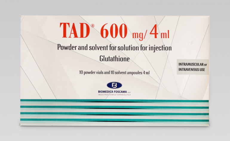 Глутатіон TAD 600: користь, дія, застосування та де купити оригінал