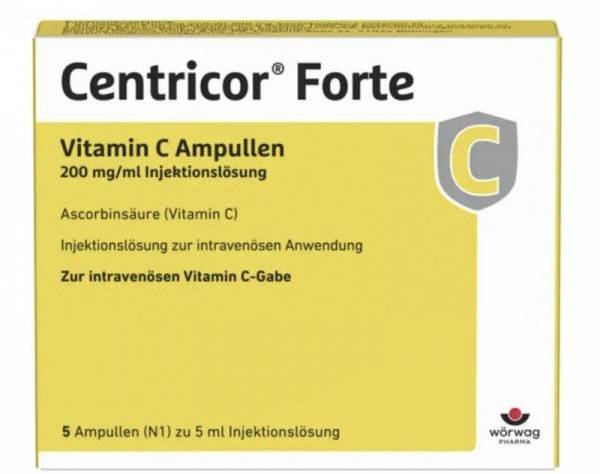 Vitamin C 1000mg для капельниц Centricor Forte — когда нужен сильный формат поддержки