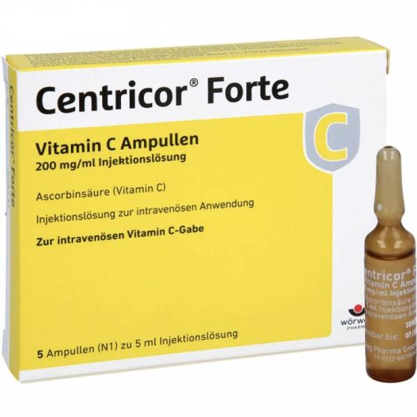Vitamin C 1000mg для капельниц Centricor Forte — что это?